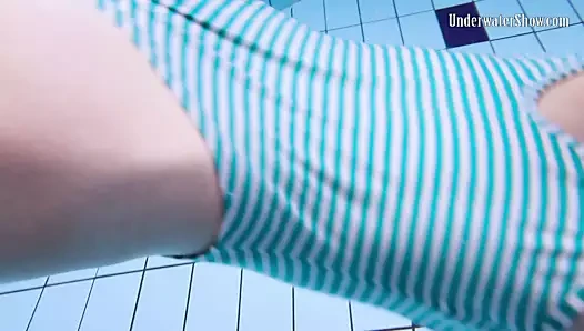 Hottest underwater submerged teen Anetta