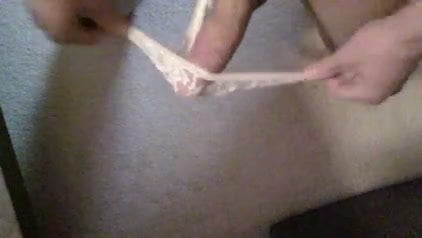 Masturbating with panties 18