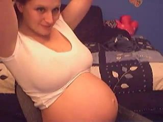 Gravid bröt amatör