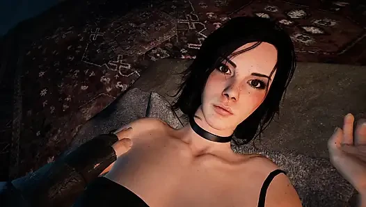 Adegan perlawanan terminator jennifer love dengan ketelanjangan