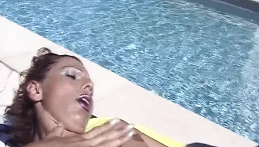 Pretty French babe gets her asshole banged hard