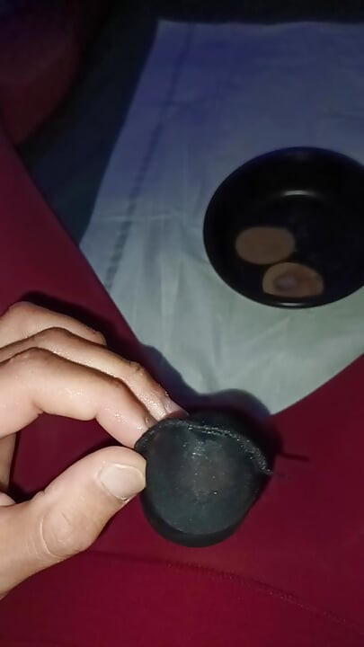 Slow motion cumming inside high spandex tights