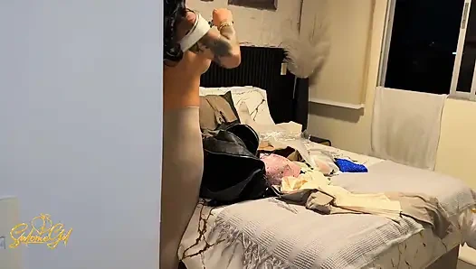 MILF — моя сексуальная мачеха поймала меня на подслежке и устроила мне настоящий урок секса