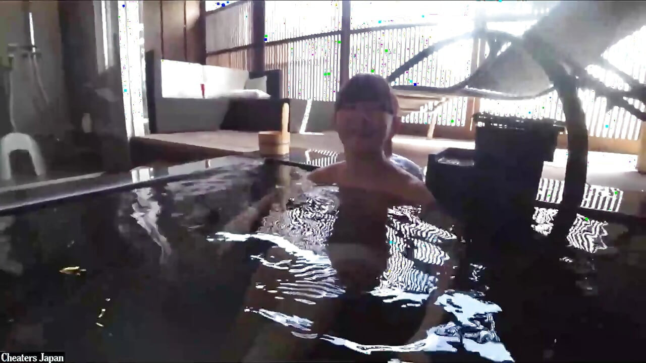 Busty Beauty Gets Wet in Private Onsen