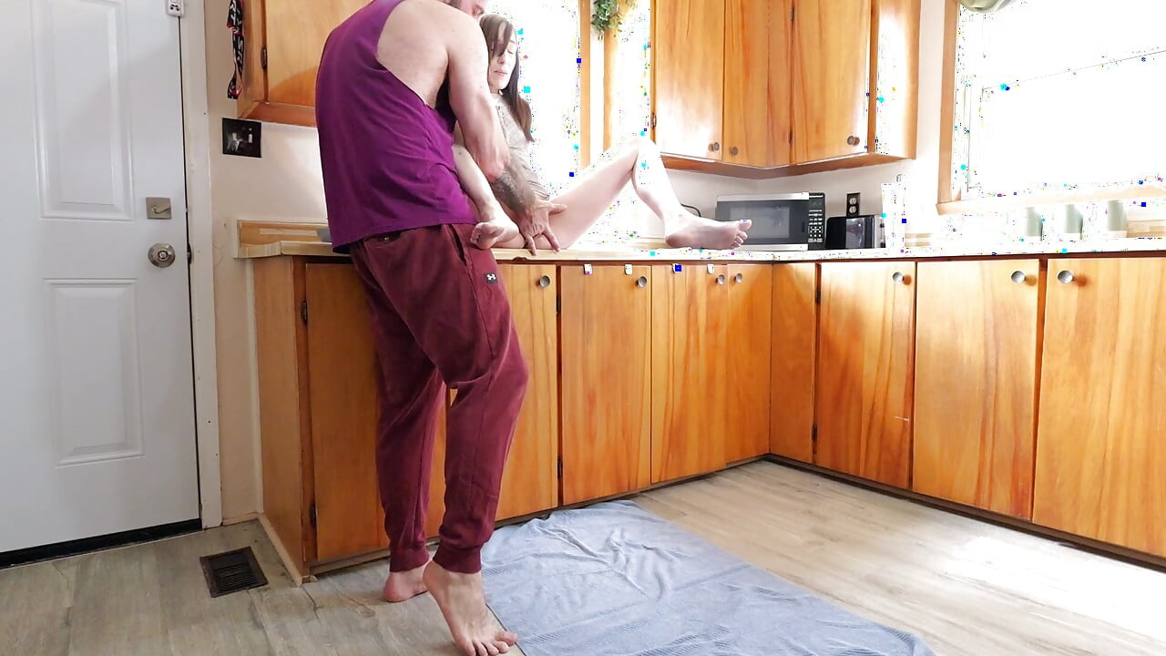 Stepdaughter cleaning like a Housewife, well than she should SQUIRT like one too!