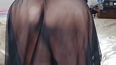 Mature Granny Butt Ballet with Dildo in My Butthole