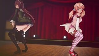 Mmd R-18アニメの女の子のセクシーなダンスクリップ268
