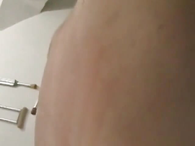 Skinny teen gets whipped on the back while bound