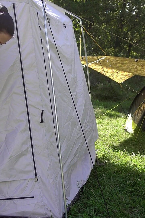Risky Camping Masturbation - Almost Caught Outdoors