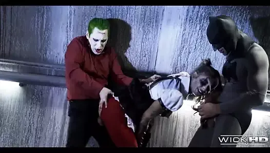 Threesome with Batman and Joker