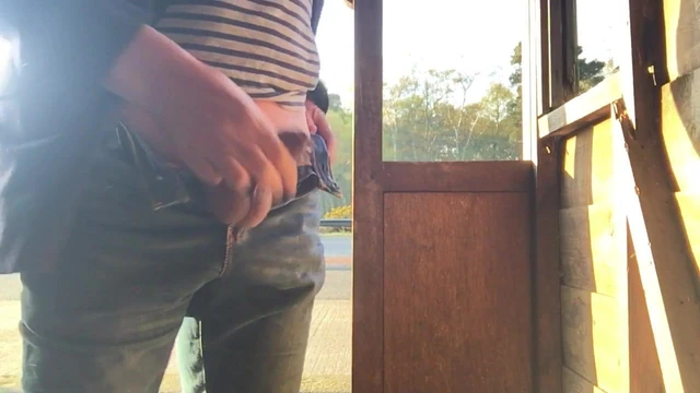 Another bus shelter wank