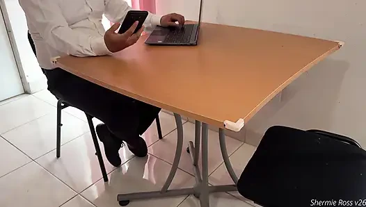 "When you don't meet your sales goals and your boss calls you into his office..."