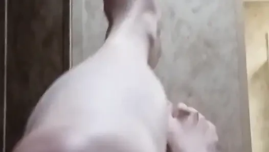Foot Lovers I Am Playing on the Wall Barefoot