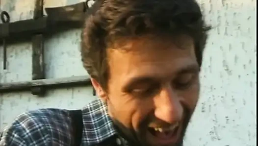 Seks threesome hot bareng tante seksi rambut pirang dengan toket besar dientot sama dua kontol besar