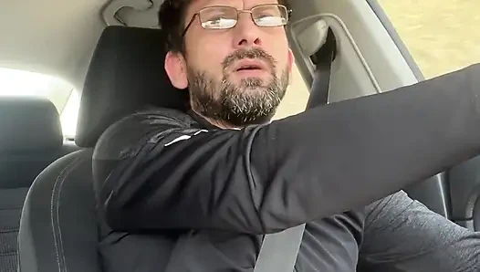 She Couldn’t Wait - MILF Blowjob & Handjob While Driving - Public Car Sex Kingyordanov