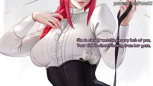 Endure Makima's degradation test to become her filthy puppy (CBT JOI)