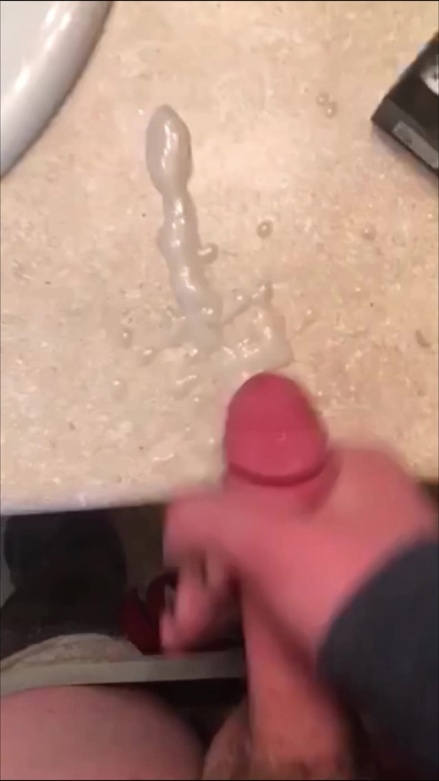 watch my cum hard