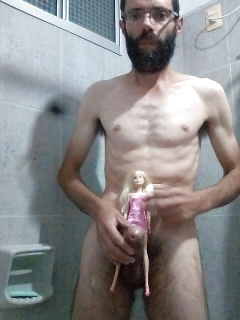 Big tits doll gives pleasure to a penis