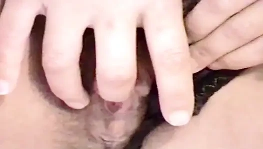After inserting the dildo, I give my stepson permission to fuck me for the first time.