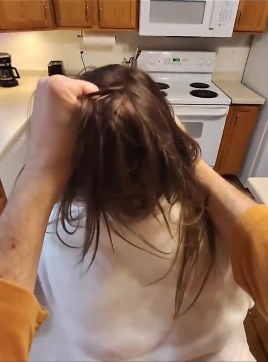 POV Kitchen Sex, Foot Job and Foreplay
