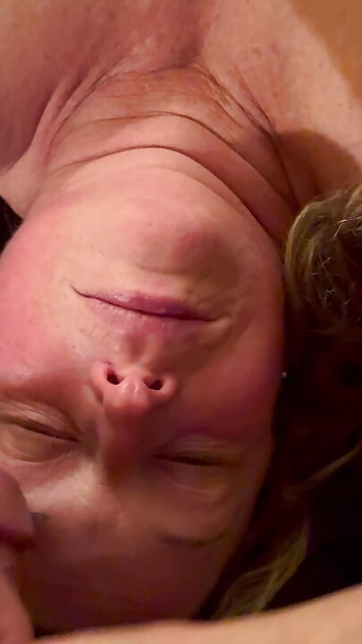 Big Tit Dirty Blonde MILF Takes Load on Face