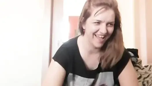 While he watches TV, I give him a blowjob