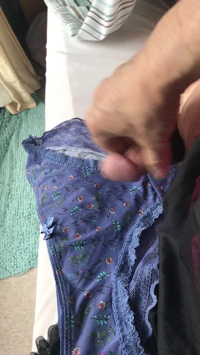 Cock ring cum in panties