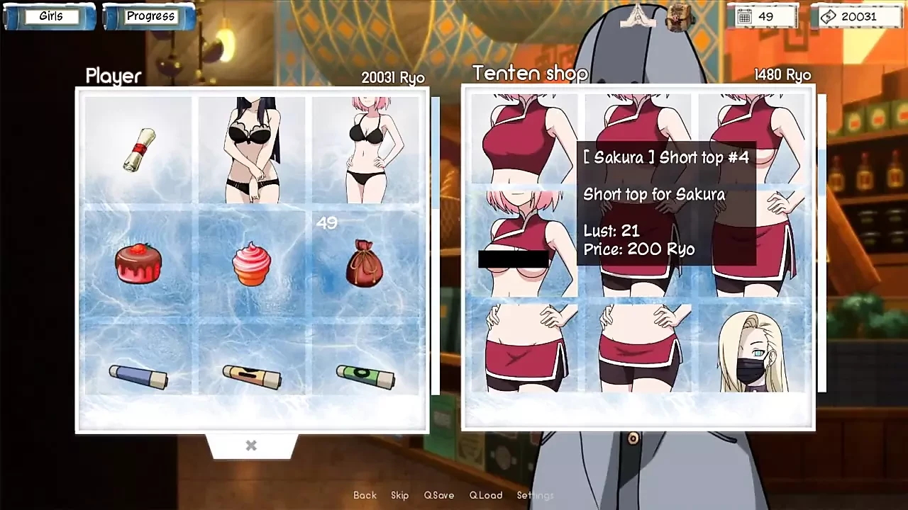 Naruto Hentai - Naruto Trainer v0.17.2 Deel 84 Naakten bij het Meer door Loveskysan69