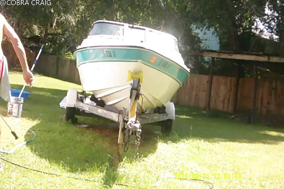 9-21-26 COBRA STARTS THE BOAT THE WHOLE TIME BIT CH ING THE LADY NEXT DOOR IS A HI IQ MORON AND THE LOVE BUGS.