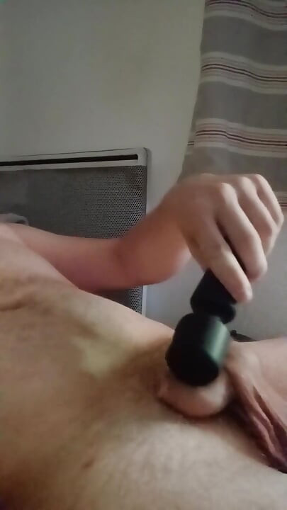 Giving myself a pleasure with a vibrator
