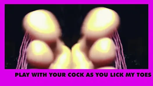 Фут-фетиш, инструкция по дрочке с чувственной инструкцией по поеза для Gooner пареньков с богиней