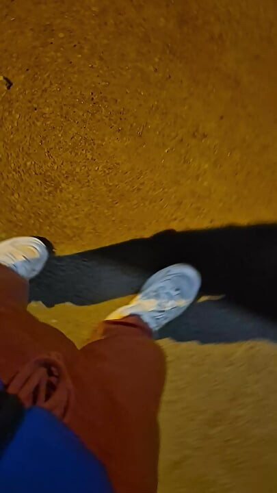 Thick and big Bulgarian cock gets hard in public on the street and squirts cum