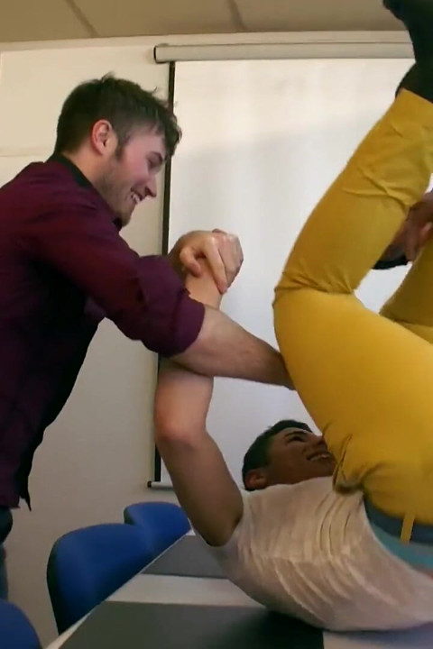 Students Gay Threesome