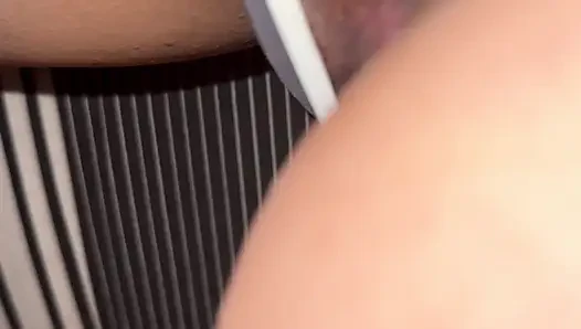 My beautiful neighbor seduces me with her huge ass