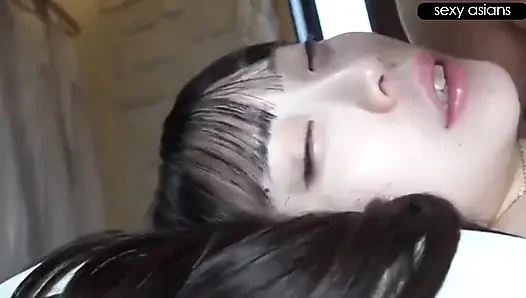 Half Inside Half Outside Action with Face Reveal Uncensored Style and Intimate Camera Perspective