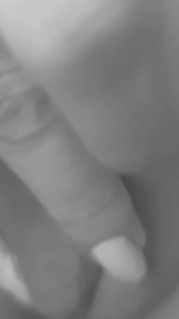 Epic moment from "Beautiful Girl WIth Pink Nails Masturbates With Glass Dildo!"