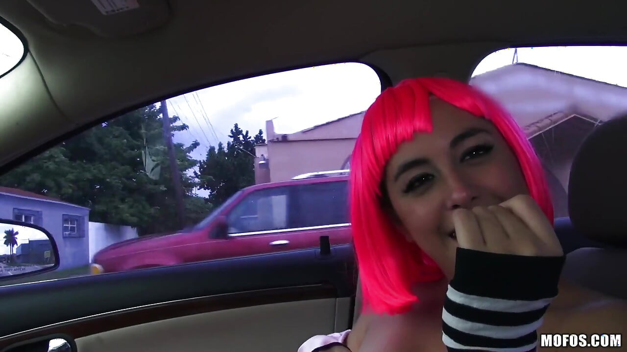 Stranded Teens - Brunette Natalie Monroe Sucks Bruno & Takes a Big Sweet Ass Pounding After He Pulls Over in a Car