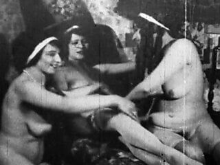 3 graces, vintage tahun 1920-an porno