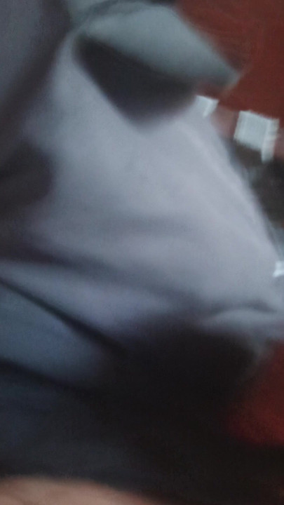 A man with panty masturbation