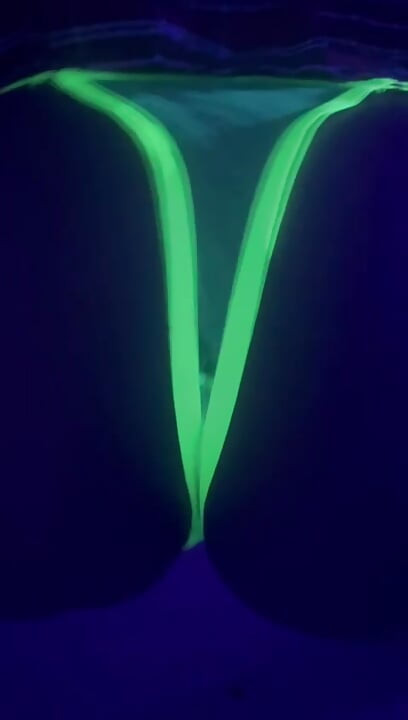 Twerking perfect body short skirt neon lingerie close up milf hot private