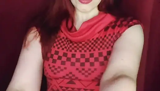 Adik tirimu yang hot lagi ngerasy kostum! JOI Argentina