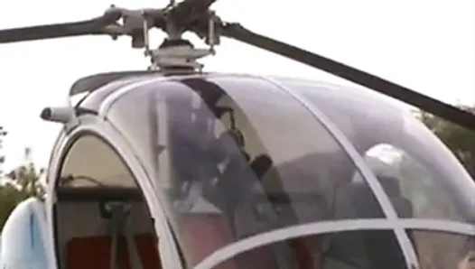 greta milos fucks pilot of helicopter
