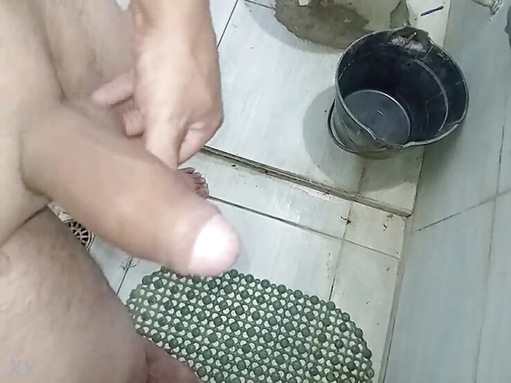 Masturbating in the bathroom