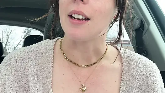 Cumming in a Tim Hortons Drive Thru!