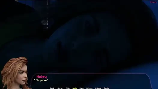 Haley Story #5 - Johannes tried to play with Haley's pussy