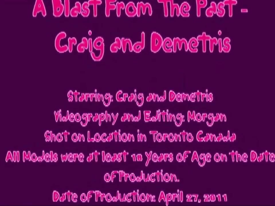 A blast from the past - Craig and Demetris