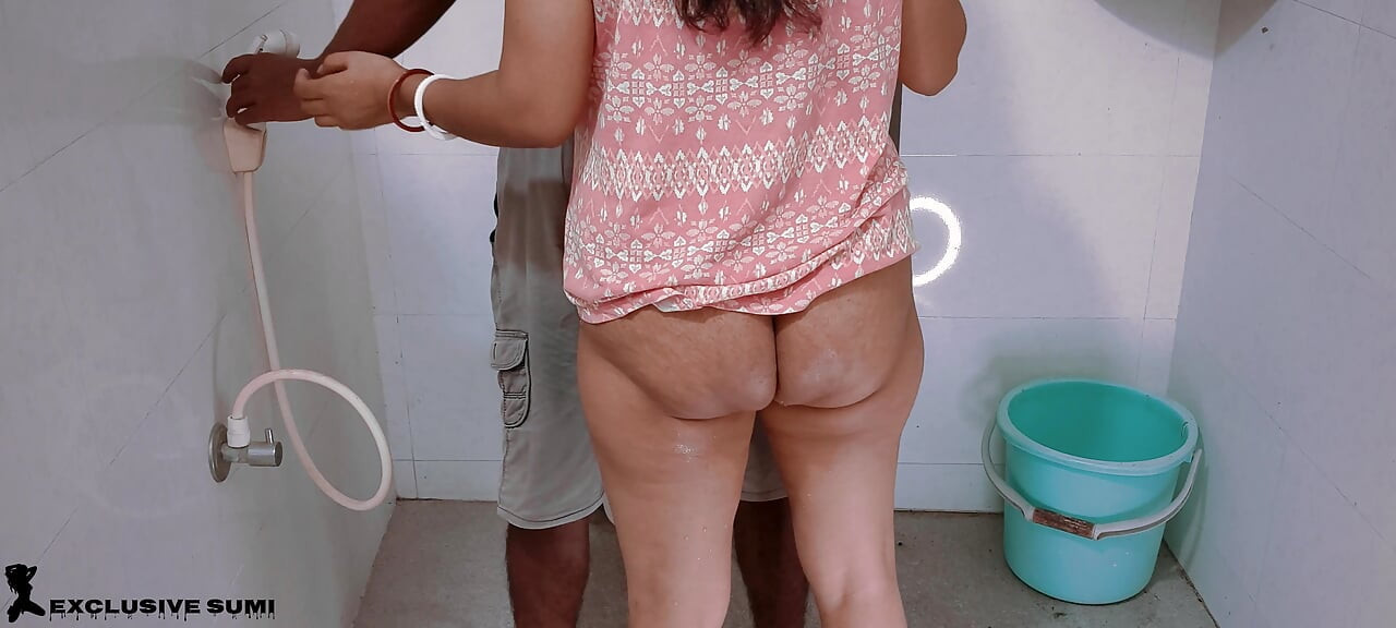 Caught my hot wife masterbating at bathroom and fucked hard to multiple orgasm and squirting.