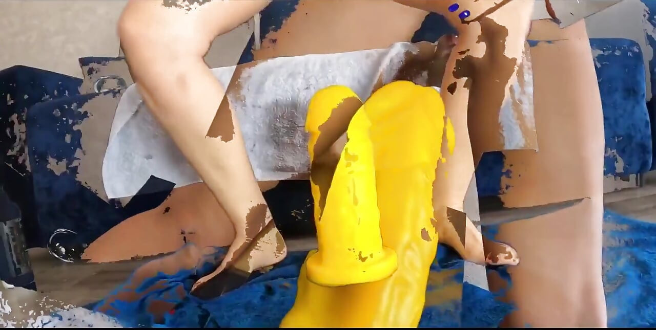 Întindere de pizdă nesătulă, uriașă, pe vibratorul Xxxl