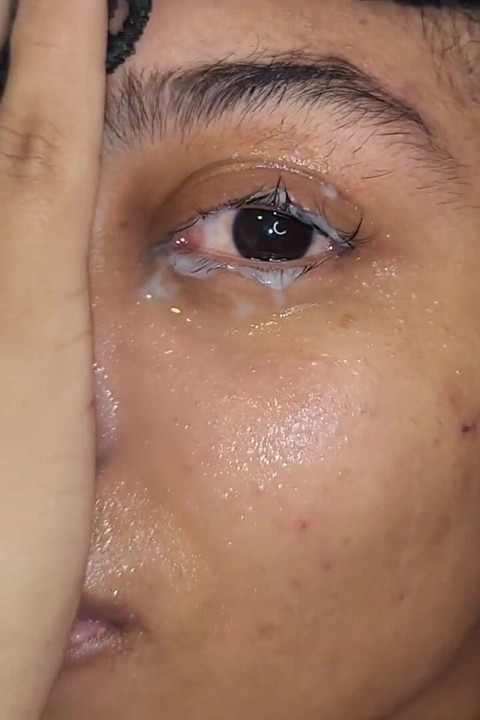 Piss and Throat Fuck with Cum in the Eye