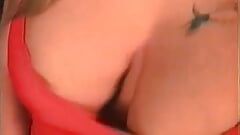 Filming my best friend Eva busty blonde hair and whore to the bone as I'm in her balls deep